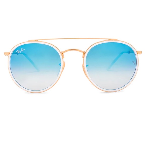 Ray-Ban Gold & Blue Gradient sunglasses